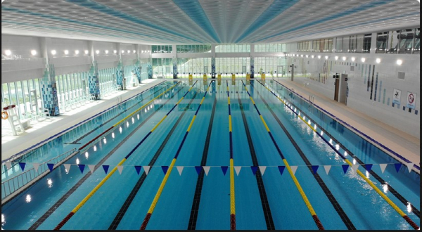 예산 1100년 기념관 수영장 내부