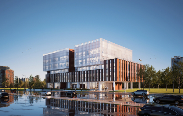 배방읍에 건립되는 ‘아산시 지식산업센터’ 투시도