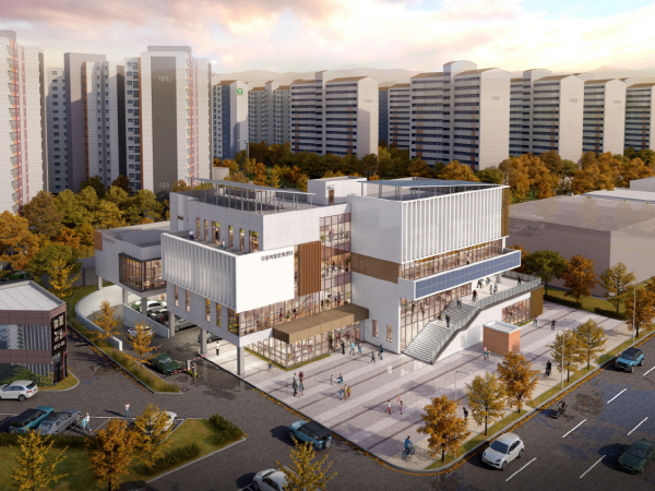 모종동에 건립되는 ‘모종복합 문화공간’ 조감도