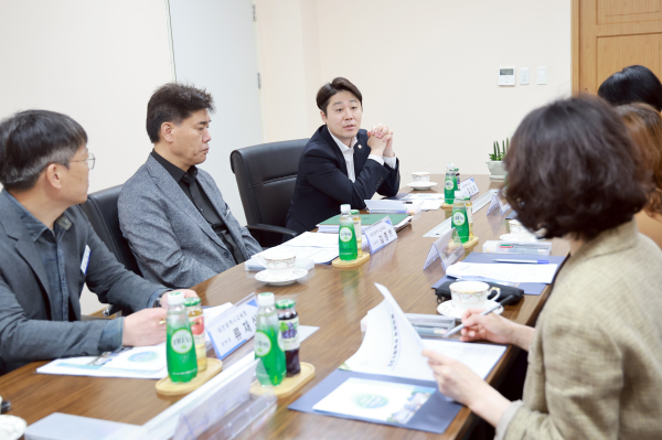 김진오 대전시의원, 대전가원학교 현장방문 모습