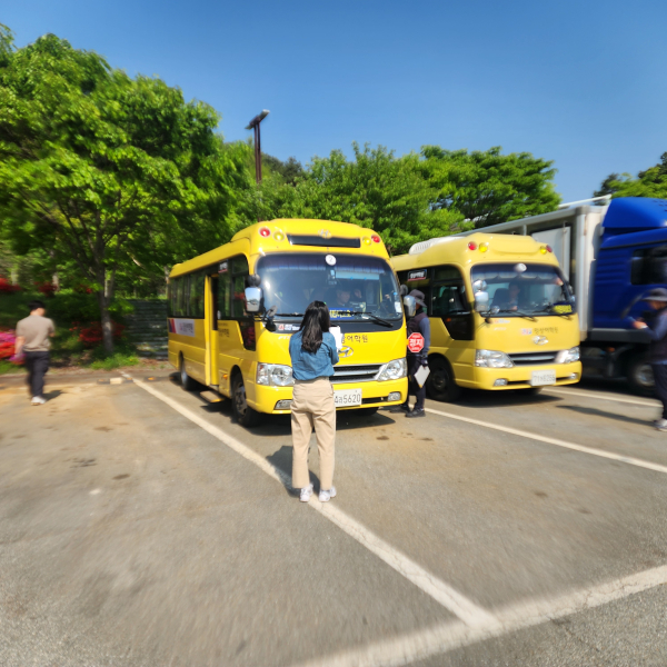 학원 어린이통학버스 관계기관 합동 안전점검 모습