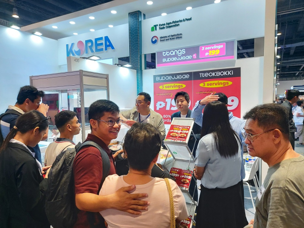 필리핀 프랜차이즈 박람회 ‘한국관’ 전경