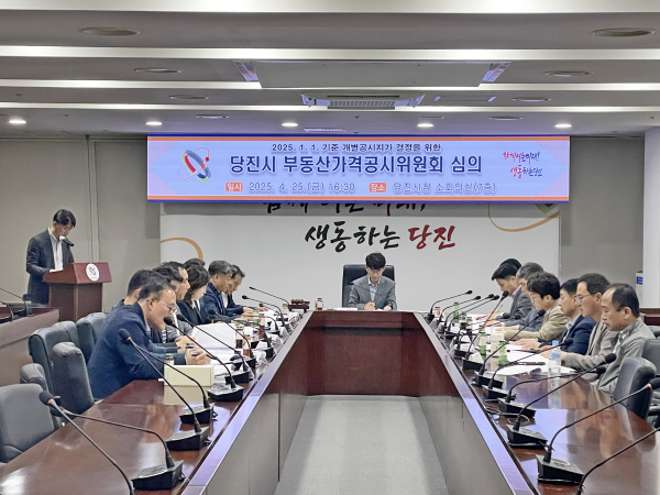 부동산 가격공시 위원회 개최 모습