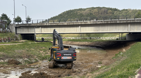 농소천 준설작업