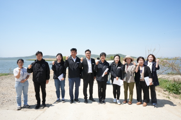 안성천(쌀조개섬) 현장 방문