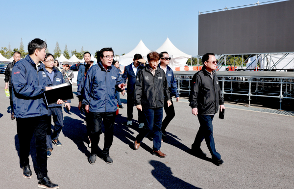 2025 보령·AMC 국제 모터페스티벌 현장점검 실시 모습