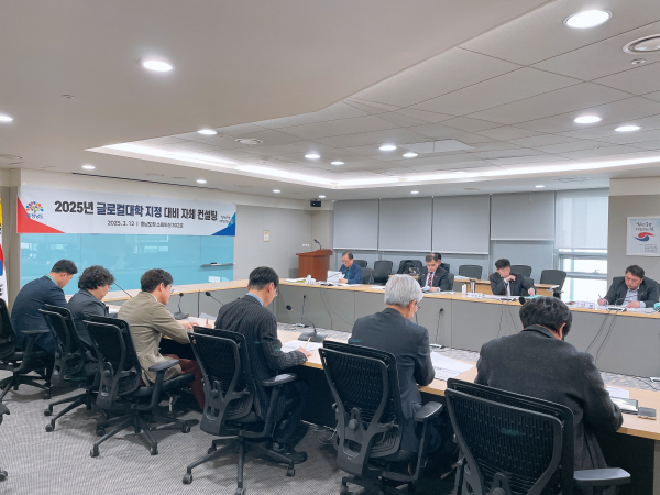 글로컬대학 지정 대비 자체 컨설팅 모습