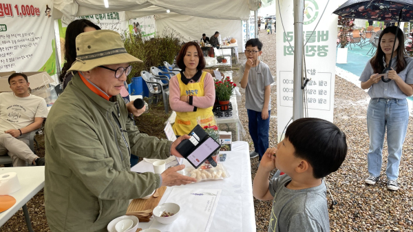 석장리구석기축제 ‘소공소공 농촌체험존’ 운영 모습