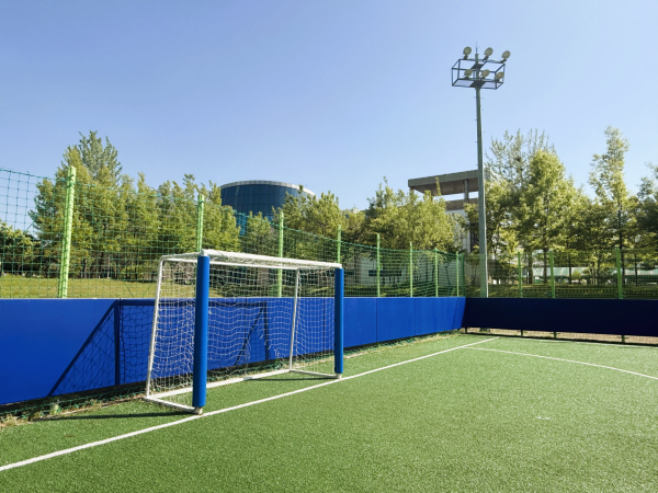 아산환경과학공원 內 풋살장 안전시설 보강 모습