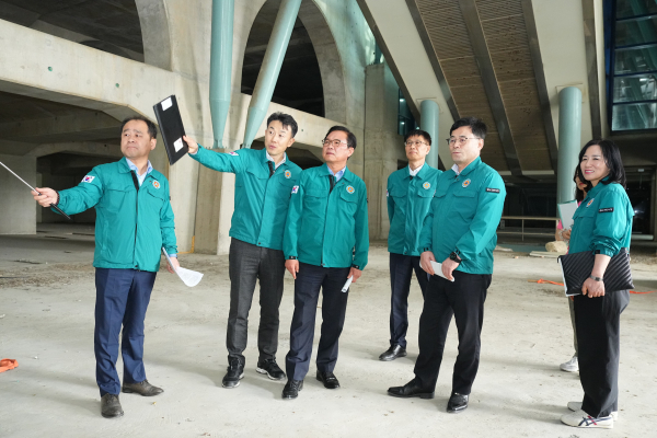 김석필 천안시장 권한대행 천안역세권 혁신지구 도시재생사업 현장 점검