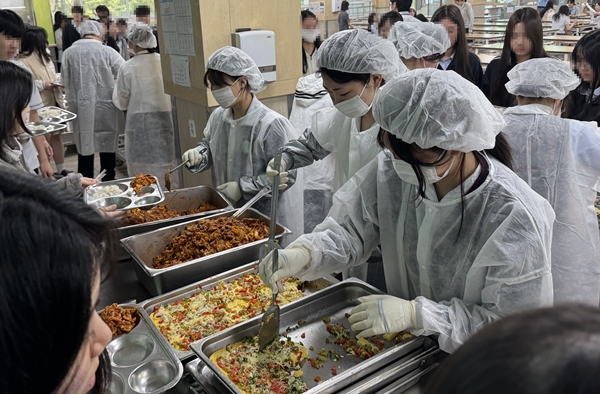 대전외국어고등학교 학생회 급식 체험