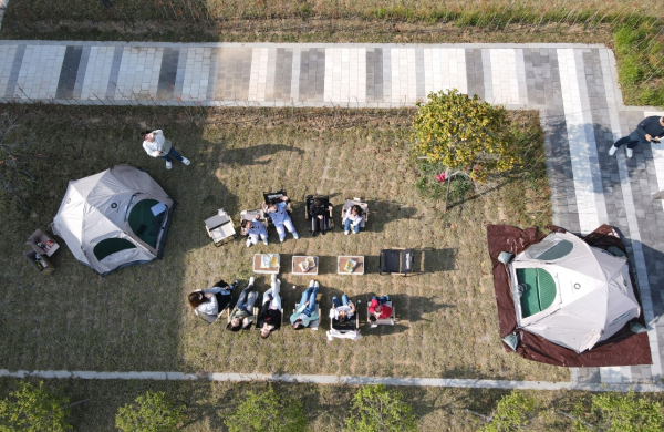 태안군가족공감센터에서 진행된 ‘봄 맞이 피크닉데이’ 운영 모습.