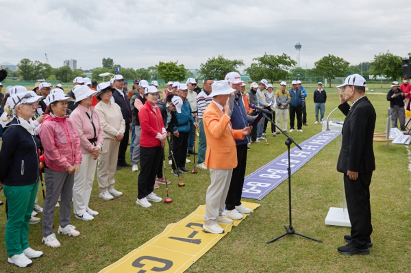 아산시노인회, 제2회 지회장기 파크골프대회