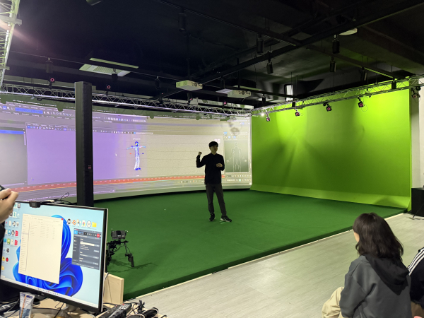 모션캡쳐 특강 진행 모습
