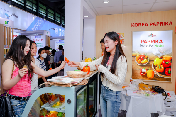 2025 SIAL 상하이 식품박람회 한국관 시음·시식