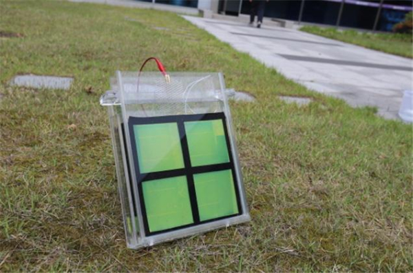 기계연 나노리소그래피연구센터 이지혜 센터장 연구팀에서 개발한 초대형 광전극 시스템.