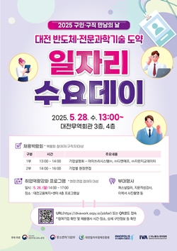 채용박람회 홍보포스터