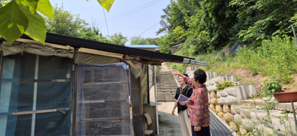 혹서기 대비 저소득 취약계층 안전관리 모습