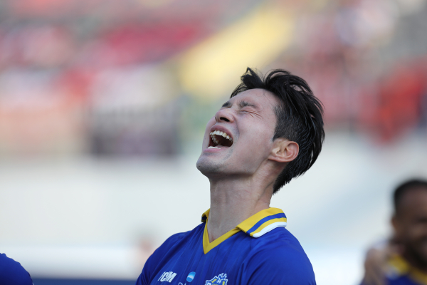 부천전 득점 후 표효하는 김종민