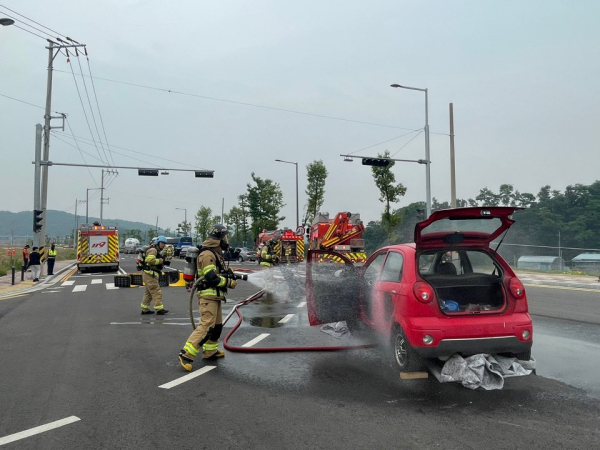 재난대응 역량강화 긴급구조훈련 진행 모습