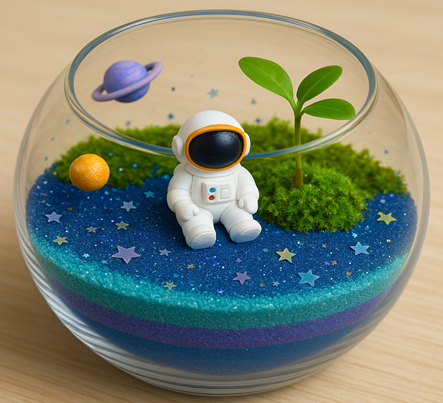 우주정원 테라리움 예시