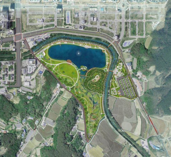 당진호수공원 위치도