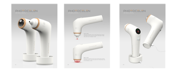 반려동물용 스마트 LED 피부관리기 PHOTOCELEN 출품 이미지
