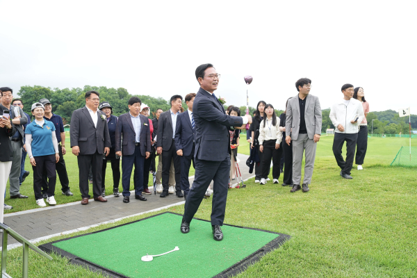 ‘천안유관순파크골프장’ 개장식 모습