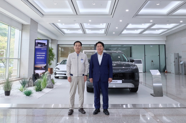 오세현 시장, 현대자동차(주) 아산공장 방문 사진