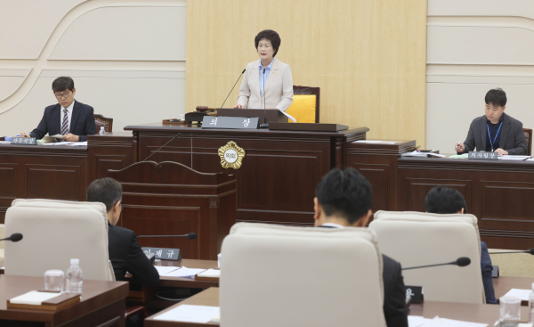 대전 동구의회 제286회 정례회 마무리(오관영 의장)