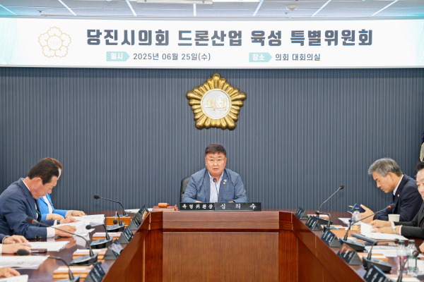 드론산업 육성 특별위원회 회의 개최 모습