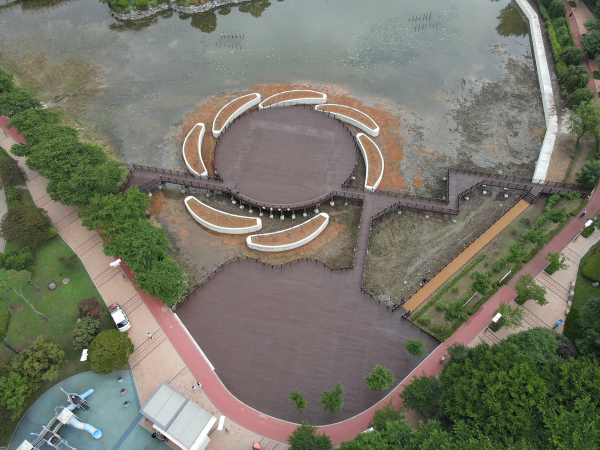 중앙호수공원 어울광장 모습