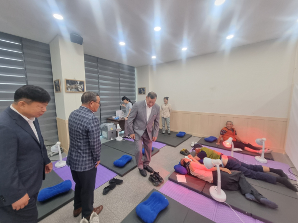 정안농협 농촌왕진버스 운영 모습