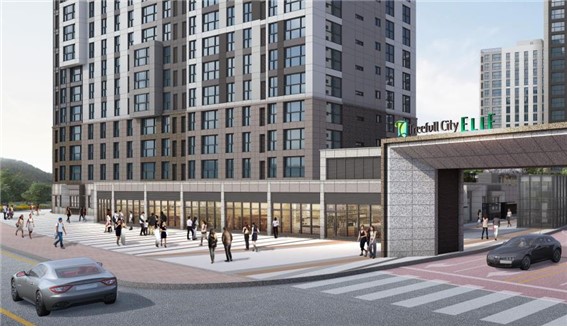 갑천2 트리풀시티 엘리프 조감도