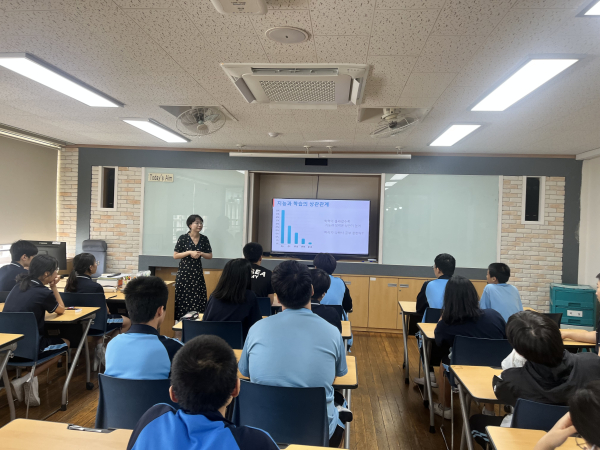 서부 관내 중학생을 대상으로 학습전략특강 진행