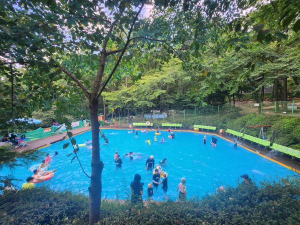 영인산자연휴양림, 숲속 물놀이터
