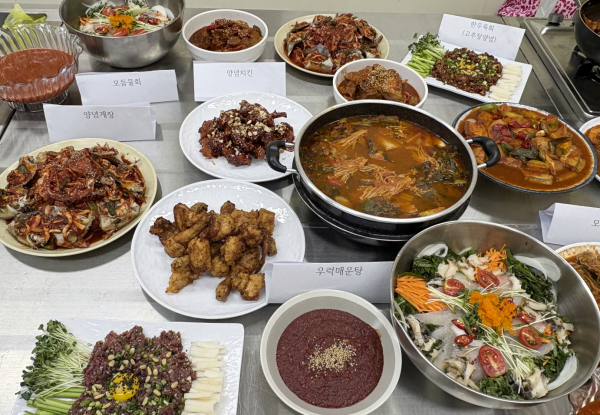 지난 9일 동부시장 내 풍미 공유주방에서 진행된 결과 보고회 모습.