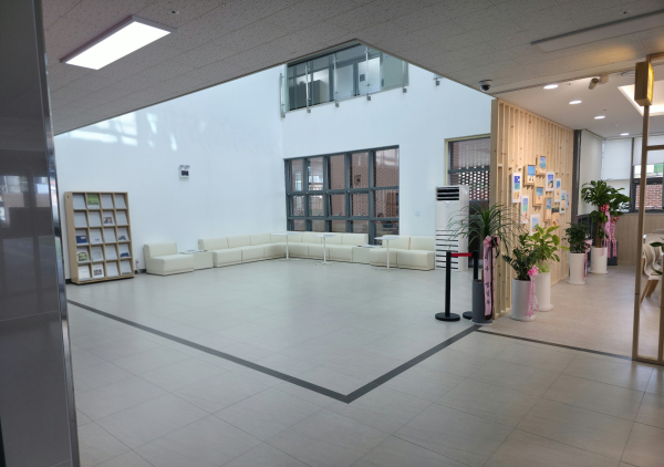 정림동 수밋들 어울림 플랫폼 무더위쉼터 전경