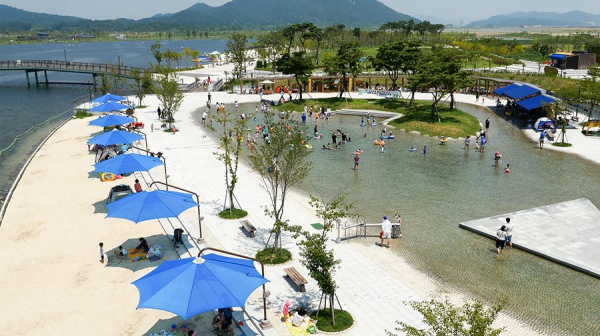 세종호수공원 물놀이섬 사진