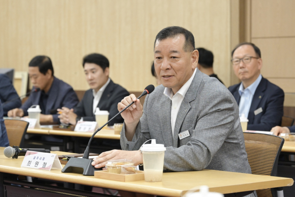 충남도의원 초청 정책 간담회 개최 모습