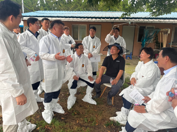 충남세종농협, 폭염피해지역 방문 및 예찰활동