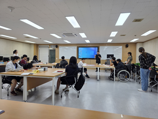 대학생활 체험 모습 (대전보건대)