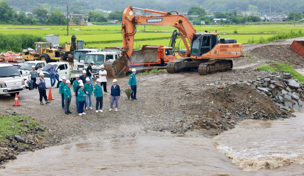 자연재난 대비 재해복구 사업장 현장점검(대천천 재해복구사업장)