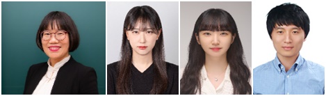 (왼쪽부터)세정과 김미희 재산세팀장,건축과 정지은 주무관, 자원순환과 이미연 주무관,주차행정과 허근영 주차시설팀장