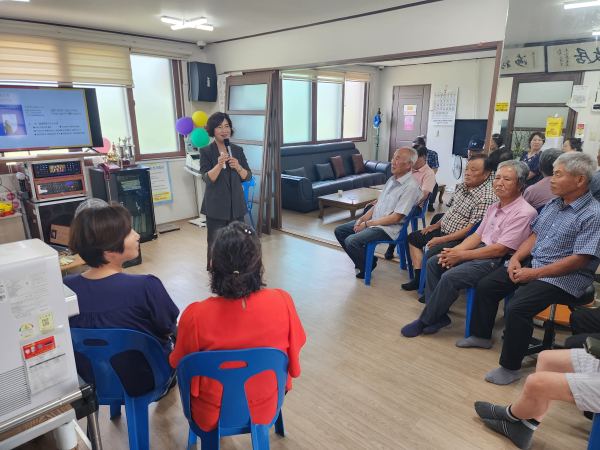 귀농귀촌 갈등예방 주민소통 교육 진행 모습