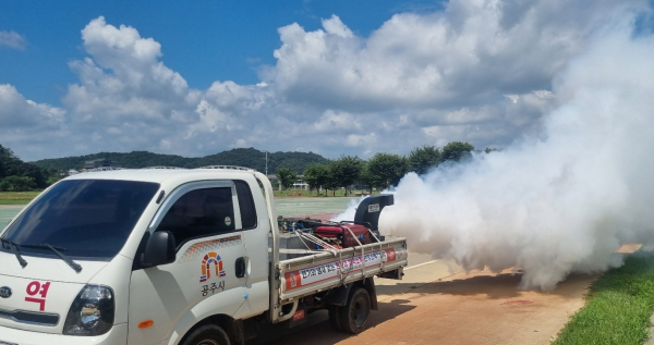 수해 감염병 방역 활동 모습