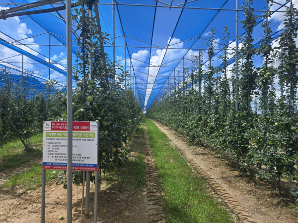 기후변화 대응 다목적 햇빛 차단망 시설