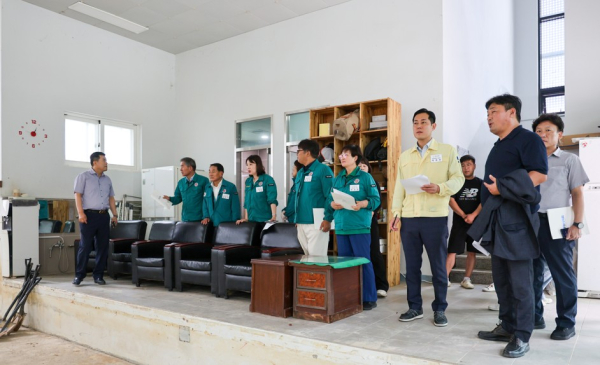 당진시의회 총무위원회 집중호우 피해지역 현장 방문