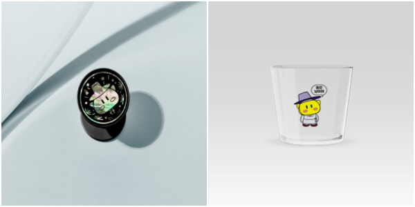 꿈돌이 자개 그립톡, 소주잔