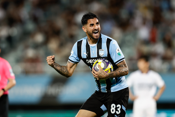 천안시티FC 경기 모습